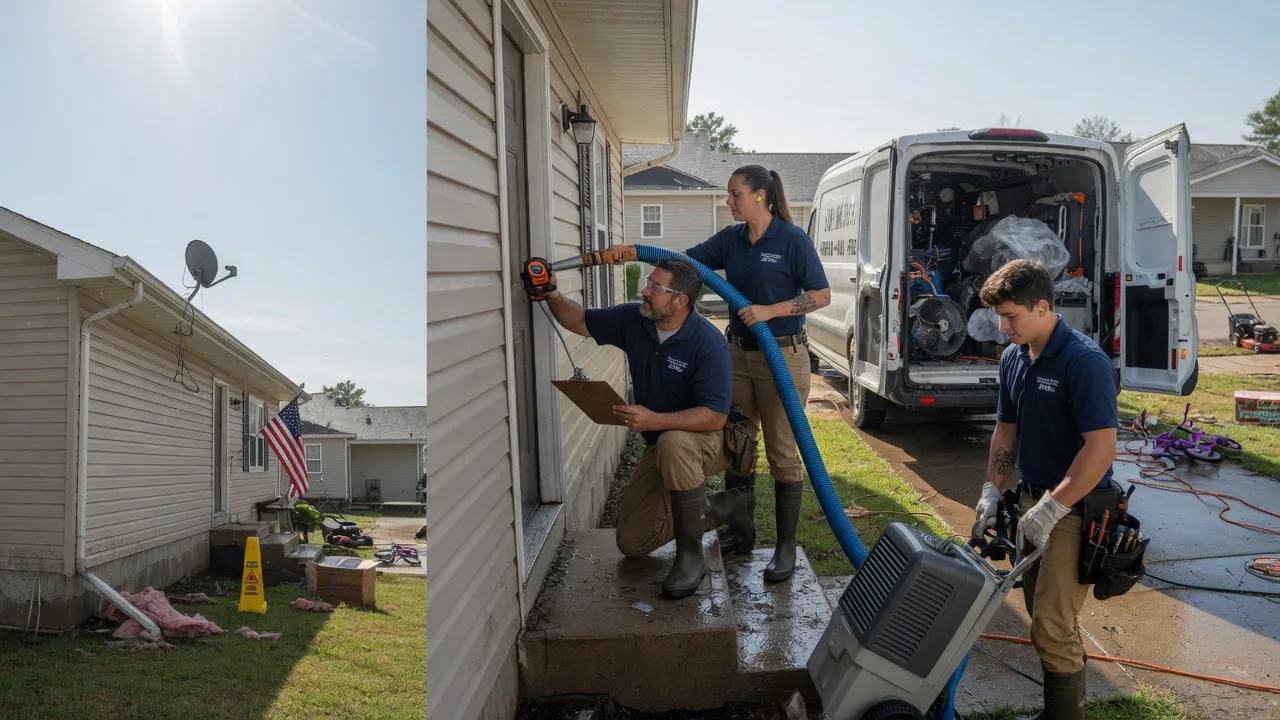 Ceiling Water Damage Restoration in Richey, MT near me